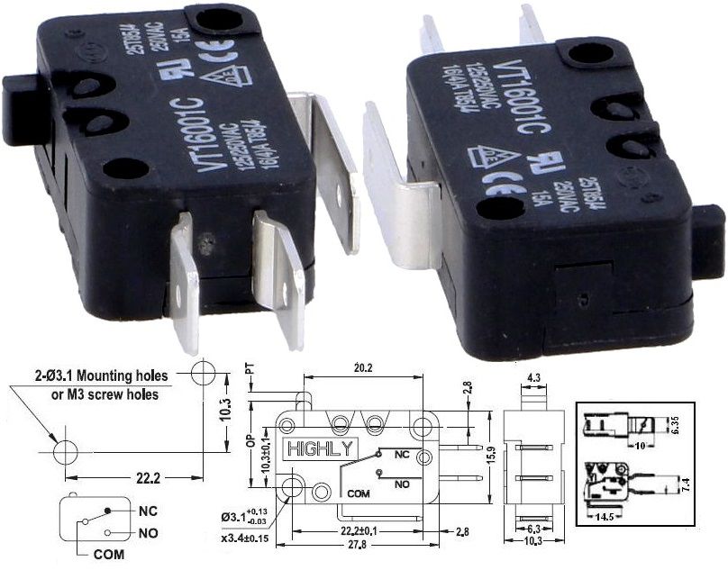 Interruptores final de carrera﻿